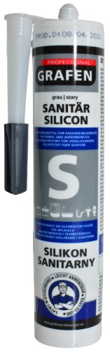Grafénový sanitárny silikón sivý 280ml Mold Stop