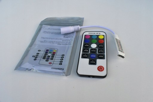 RGB LED ovládač 12 A RÁDIO DIAĽKOVÝ OVLÁDAČ