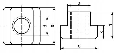 MATICA T-DRÁŽKY PRE RLV T-Drážky - M14/16MM