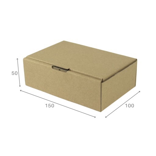 Kartónová krabica 150x100x50 Krabica VEĽKOSŤ A 50ks STRONG 418g/m² Wave E