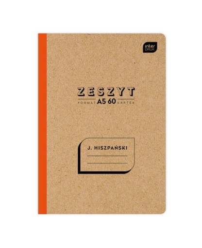 Zápisník A5/60k mriežka Int Spanish Fol A 5