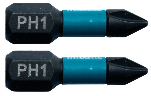 2 KS NÁRAZOVÉ HROTY PH1 25 mm B-63600 MAKITA