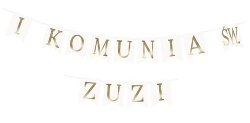 VLAJKA na Banner Garland Zlaté PÍSMENO Š 15x21cm