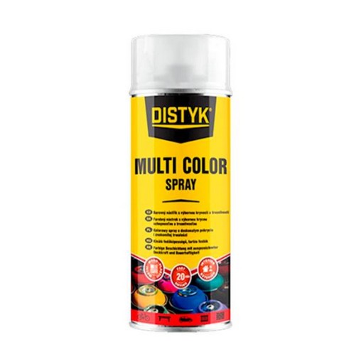 Viacfarebný sprej čierny hlboko matný DISTYK 400 ml
