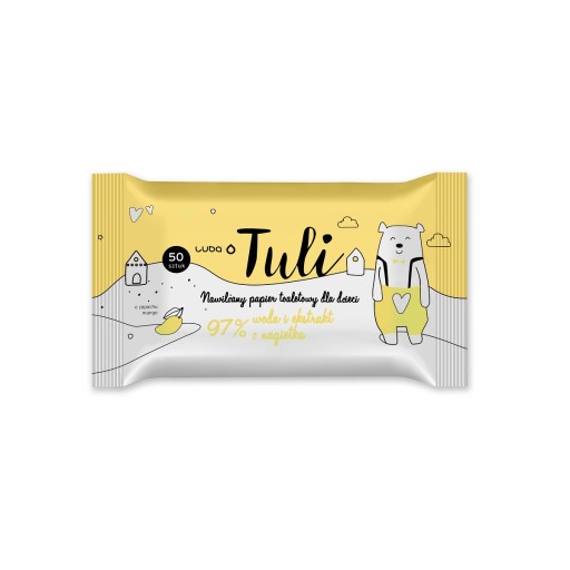 LUBA Tuli Mango vlhčený toaletný papier 50 ks