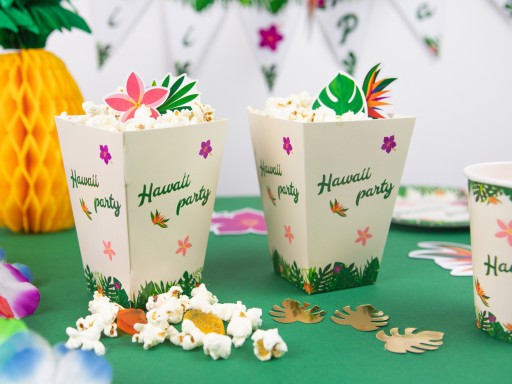 Hawaii Party Popcorn Boxes Hawaii 6s