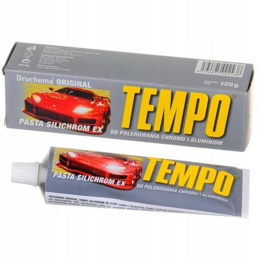 Druchema Original PASTE TEMPO Silichrom na čistenie a leštenie CHROM
