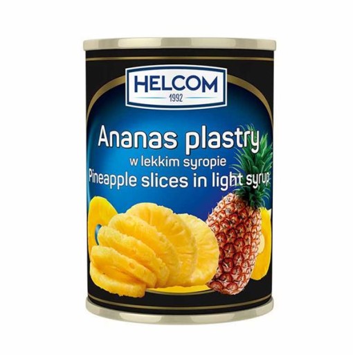 Ananásové plátky v sirupe Helcom light 580ml