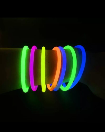 svietiace fluorescenčné led tyčinky obušky 50ks svetelné tyčinky trubicová hra
