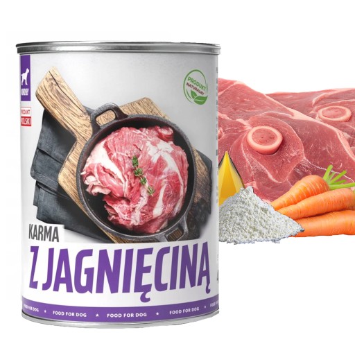 TUF TUF vlhké krmivo pre psov Jahňacie 400g