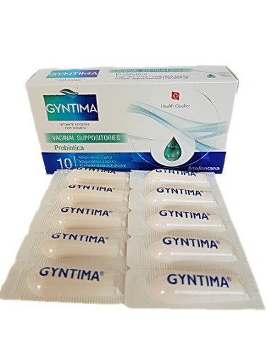 Probiotica Gyntima vaginálne čapíky 10 ks.