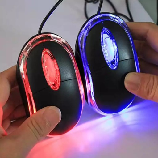 USB LED KOMPAKTNÁ OPTICKÁ MYŠ AK190