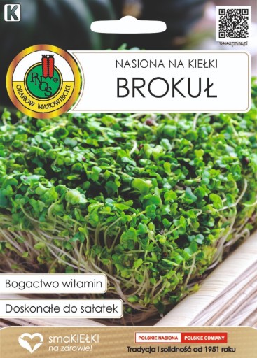 SEMIENKA BROKOLICOVÝCH KLÍČKOV 8g BOHATÝ ZDROJ VITAMÍNOV, VHODNÉ DO ŠALÁTU