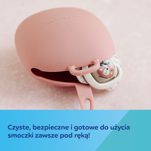 Silikónové puzdro Canpol Baby na béžové cumlíky