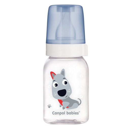 Canpol úzka fľaša 120ml ROZTOMNÉ ZVIERATKÁ