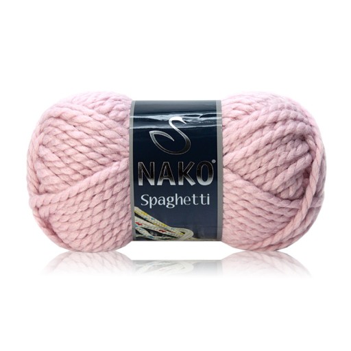 NAKO SPAGHETTI priadza, akrylová vlna 10639, ružová