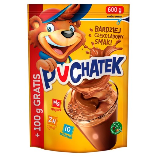 Puchatek Kakaový nápoj s vitamínmi 600 g