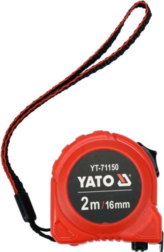 MERAČ, VALOVANÝ METER, 2m, DVA ZÁMKY YATO
