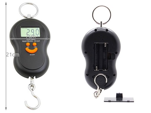 DIGITÁLNA HÁKOVÁ VÁHA S FUNKCIOU PRIDRŽANIE A PODSVIETENÍM LCD 50kg/10g