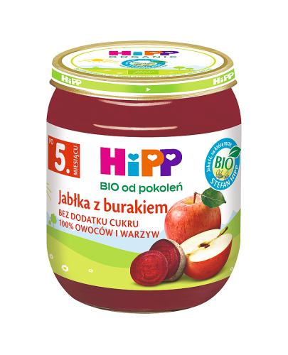 HiPP BIO pre generácie Jablká s cviklou, po 5 mesiacoch, 125 g