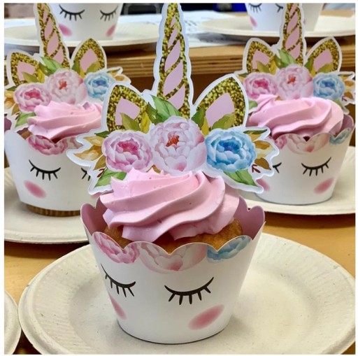 Krabičky na cupcake Unicorn, 6 kusov