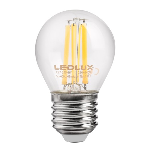 E27 G45 LED žiarovka 6W=60W NEUTRÁLNE vlákno