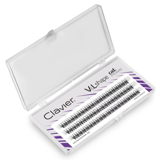 Clavier V&L Shape mačacie mihalnice L curl - 14 mm