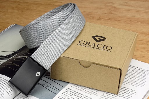 Pánsky opasok Gracio na tkané nohavice Mtal BUCKLE