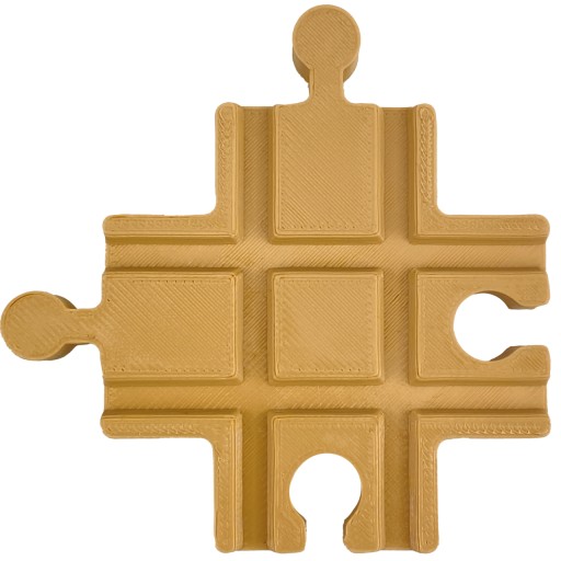 MINI INTERSECTION 2 DREVENÉ KOĽAJOVÉ KONEKTORY KOMPATIBILNÉ S BRIO LIDL