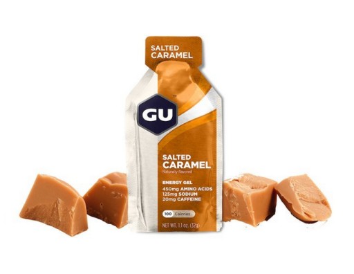 GU Energy Gel Slaný karamel energetický gél slaný karamel 32g s kofeínom 20m