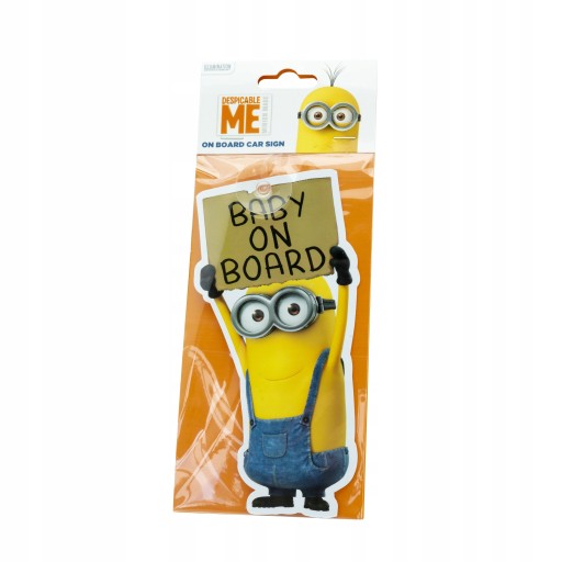 NÁLEPKA DIEŤA V AUTE - BIEŤA NA PALUBÍ MINIONS