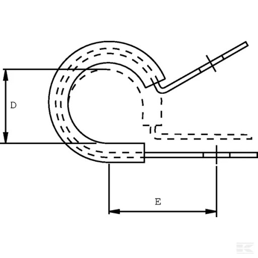 Rúrka SMSL s gumenou vložkou. 50 mm šírka 12,7 mm