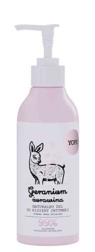 Yope Tekutý prípravok na intímnu hygienu z pelargónie a brusníc 300 ml