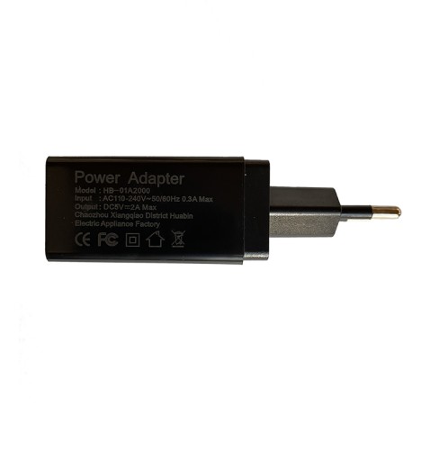 Zásuvný zdroj Nabíjacia kocka pre telefón atď. USB 5V/2A DC