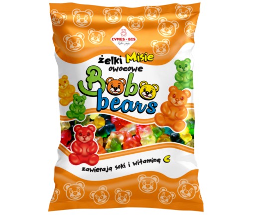 BOBO-JELLY BEARS BEARS BAL 80g.