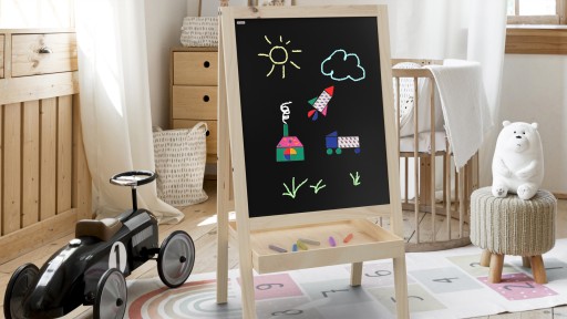 Sada 48 magnetov s klasickými Montessori tvarmi