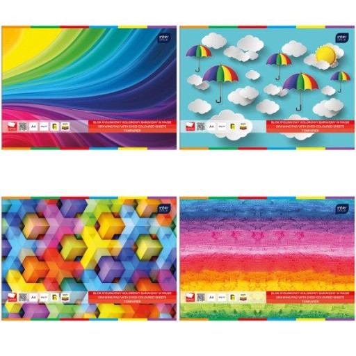 Podložka na kreslenie A4 10k 80g COLOR Interprint