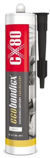 CX80 ECOBONDICX EKOLOGICKÝ AKRYLÁTOVÝ TESNENIE BIELA AKRYLÁTOVÁ NÁPLŇ 300ML