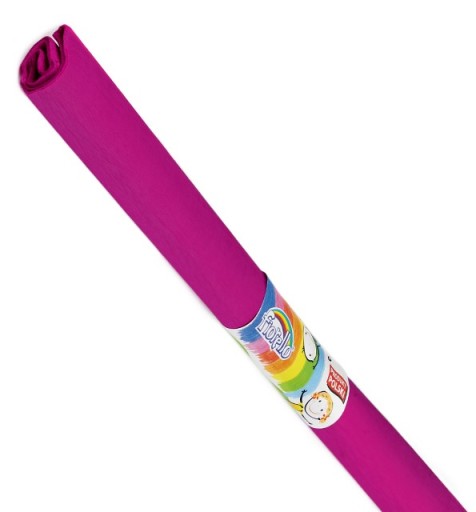 Tmavoružový krepový papier DIY 200cm
