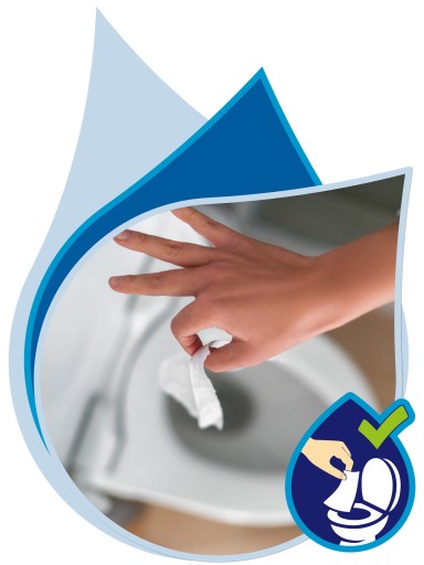 Zamatový vlhčený toaletný papier PURE 1 ks
