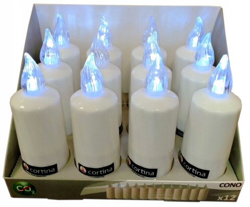 ELEKTRICKÁ VLOŽKA DO LED SVIEČKY CONO 16CM MIX NA CINTORÍN
