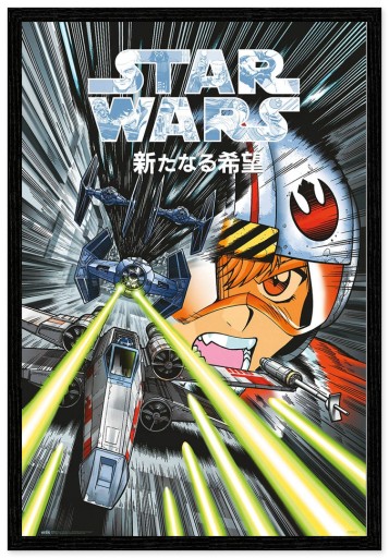 Plagát Star Wars Manga Trench Run 61x91,5 cm