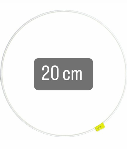 Obruč na lapač snov 20cm BIELA