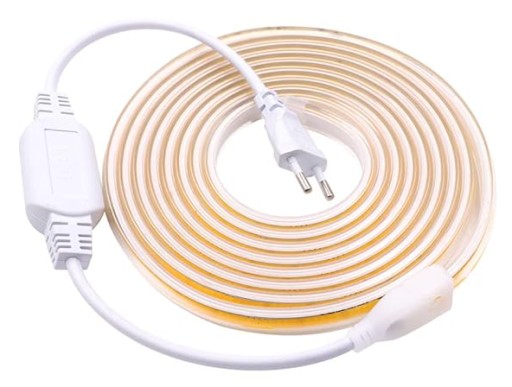 COB NEON LED pásik VODEODOLNÁ HADICA 10W NEUTRÁLNA 230V vonkajšia linka 1M