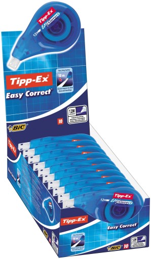 BIC KOREKTOR V TIPP-EX EASY CORRECT TAPE 12 METROV