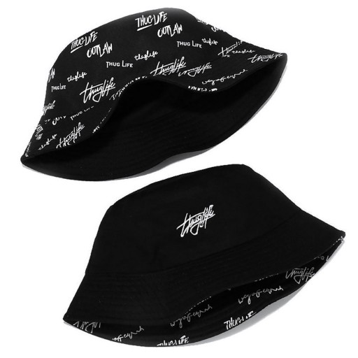 BUCKET HAT obojstranná čiapka s nápisom