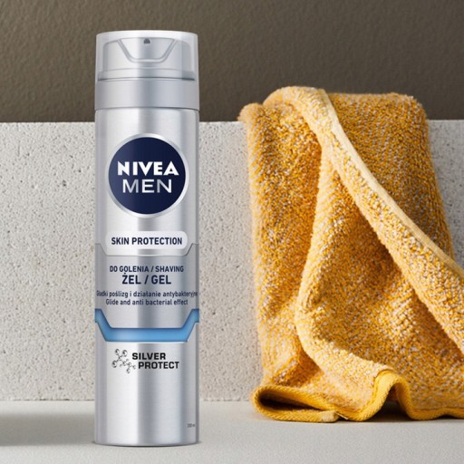 NIVEA MEN Silver Protect gél na holenie 200 ml