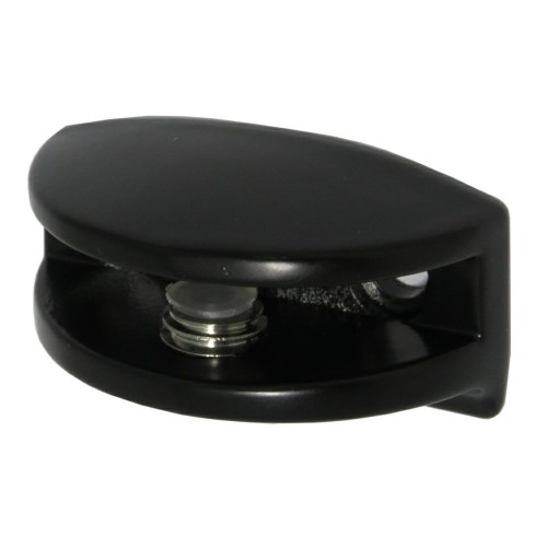 Podpera Držiak sklenenej police ČIERNA 6mm Mod.32