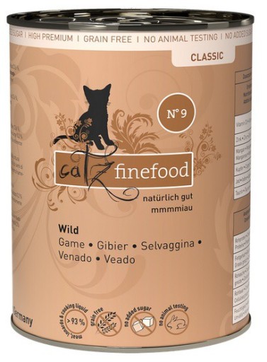 Catz Finefood Classic N.09 Srnčie konzervy 400g