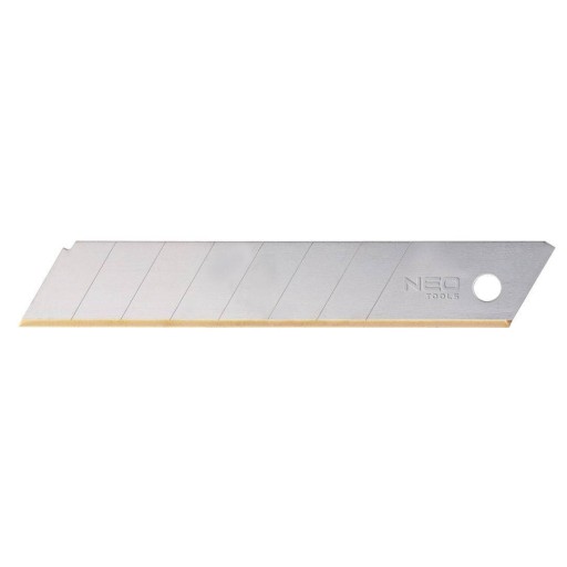 Vymeniteľné zlomené čepele titánové 18 mm, 10 ks NEO TOOLS